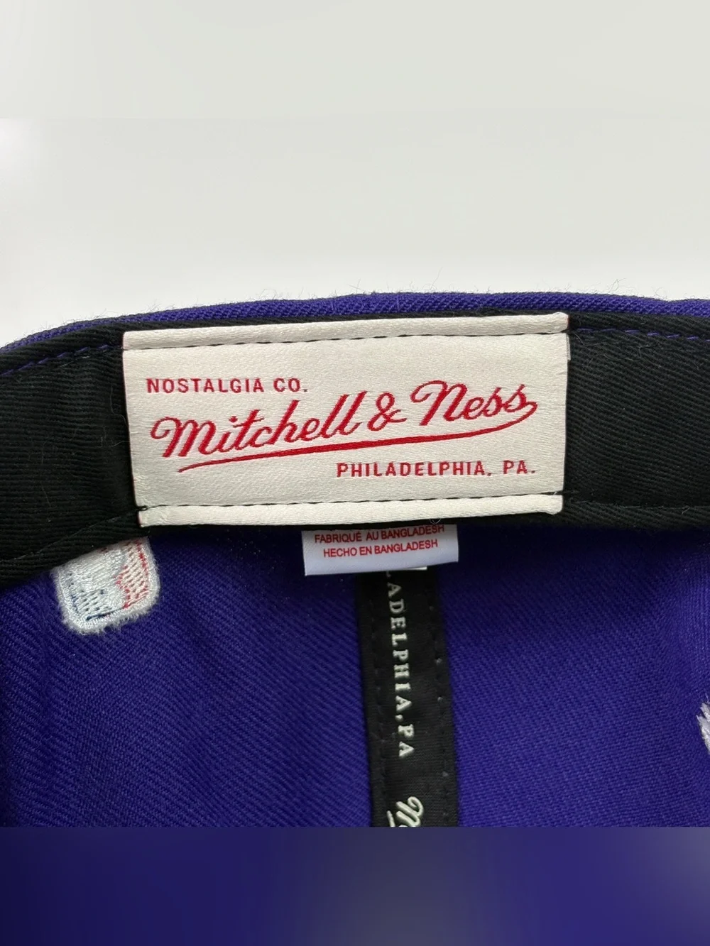 Los Angeles Lakers Mitchell & Ness NBA Hardwood Classics Cap Snap Back Hat